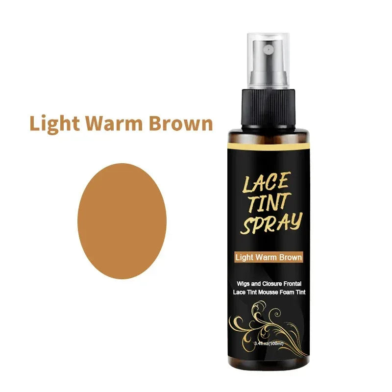 100ml Lace Melting Spray And Lace tint spray For Lace Wigs,Glueless,Natural Finishing Hold Dyed wig care spray for Women & Men - Luvia