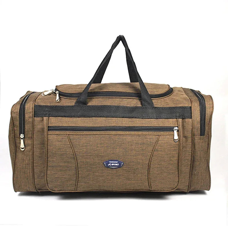 Oxford Waterproof Men Travel Bags Hand Luggage Big Travel Bag Business Large Capacity Weekend Duffle Travel Bag Fitness Bag - Luvia