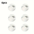 6-pack Cable Clips - Cable Organizer for Home, Office, and Car Charging - Desktop and Data Cable Management - Luvia