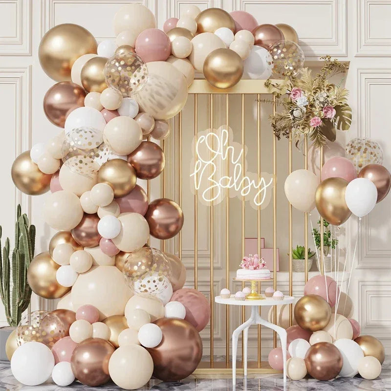 Balloon Garland Arch Kit Birthday Party Decoration Girl Birthday Foil Balloon Baby Shower Decor Globos Wedding Party Supplies - Luvia