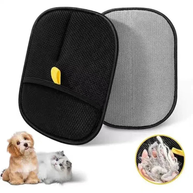 Pet Hair Cleaning And Collection Gloves Pet Double-sided Multi-functional Beauty Glove Tool Reduce The Pressure Of Pet Ownership - Luvia