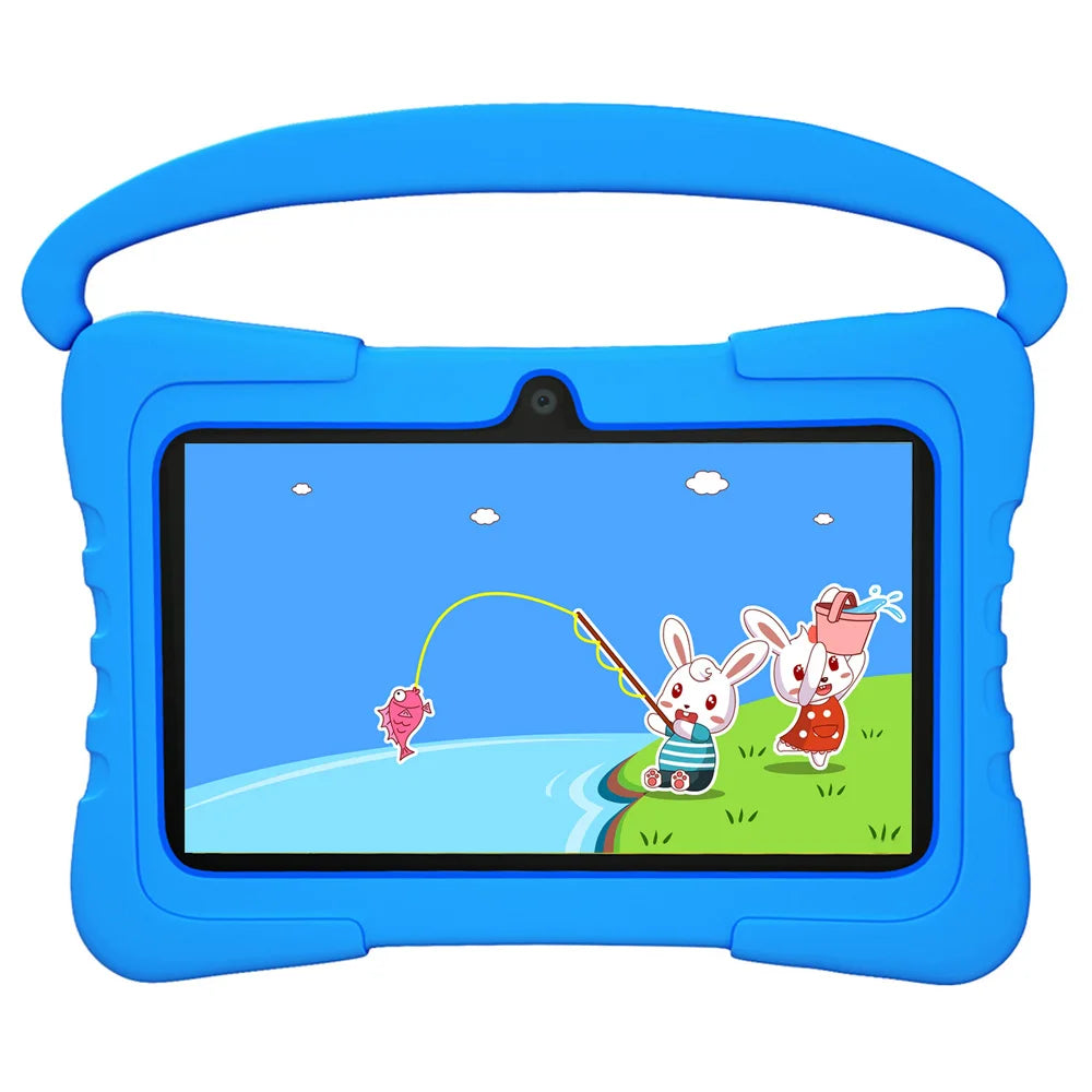 New 5G WiFi 7 Inch Kids Tablets Android 13 Quad Core 4GB RAM 64GB ROM 4000mAh Bluetooth Children's Gift Kids Software Tablet Pc