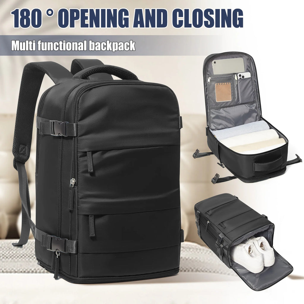 Women Men Travel Backpack , Cabin Bag Ryanair Hand Luggage 40x20x25 Travel Backpack College Bookbag Laptop Bag, eastpak rucksack