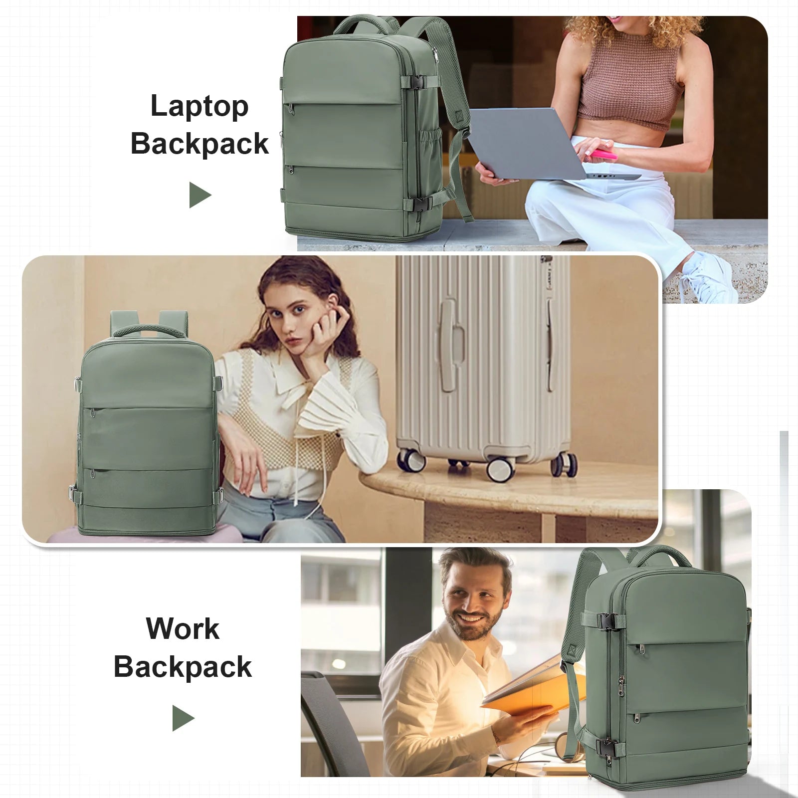 Airplane Travel Backpack 40x30x20, Hand Luggage Cabin Backpack Wizzair Carry-Ons  Commuter Bag, Multi Functional Casual Backpack