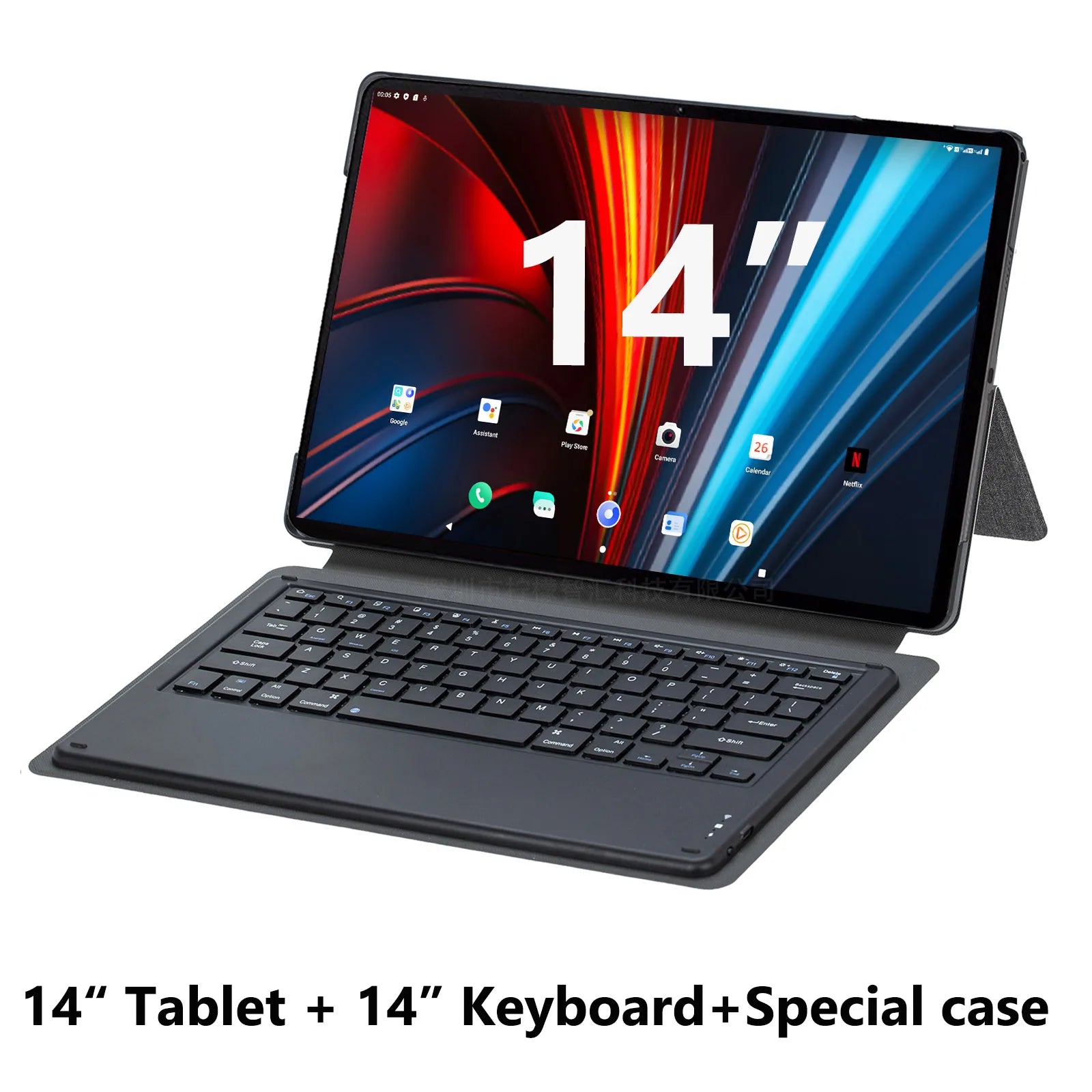 Nenmone Mpad15 14 inch Tablet 2 In 1 Tablet Laptop 14" Octa Core 16GB RAM 512GB ROM Android14 Tablet With Keyboard 2.4G/5G WiFi