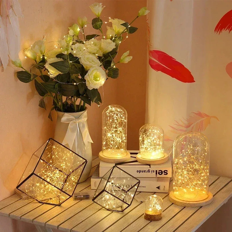 Fairy Light String Led Copper Wire String Light 1/2/3/5/10/30M USB/Battery Powered For Bedroom Garden Party Wedding Decoration - Luvia
