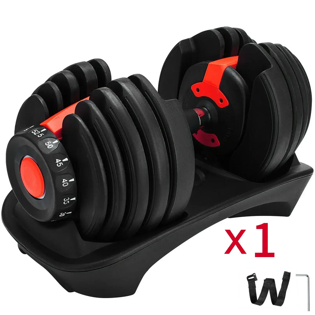 SIHAO Adjustable Dumbbells Sets and Dumbbell Stand 24KG and Dumbbell Weight  With Handle Base Fitness Workouts Indoor Equipment
