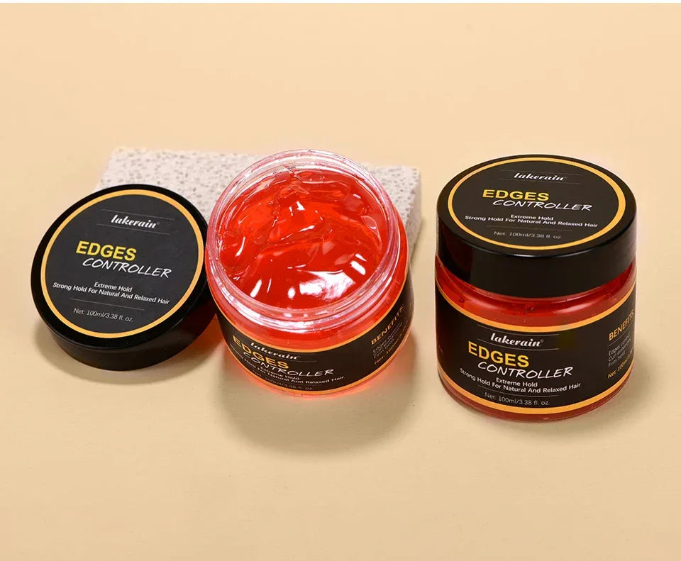 Edge Control Strong Hold Hair Gel Thick Edges Styling Gel Non-Greasy Non-Flaking No White Cast Long Lasting Supports All Hair Ty - Luvia