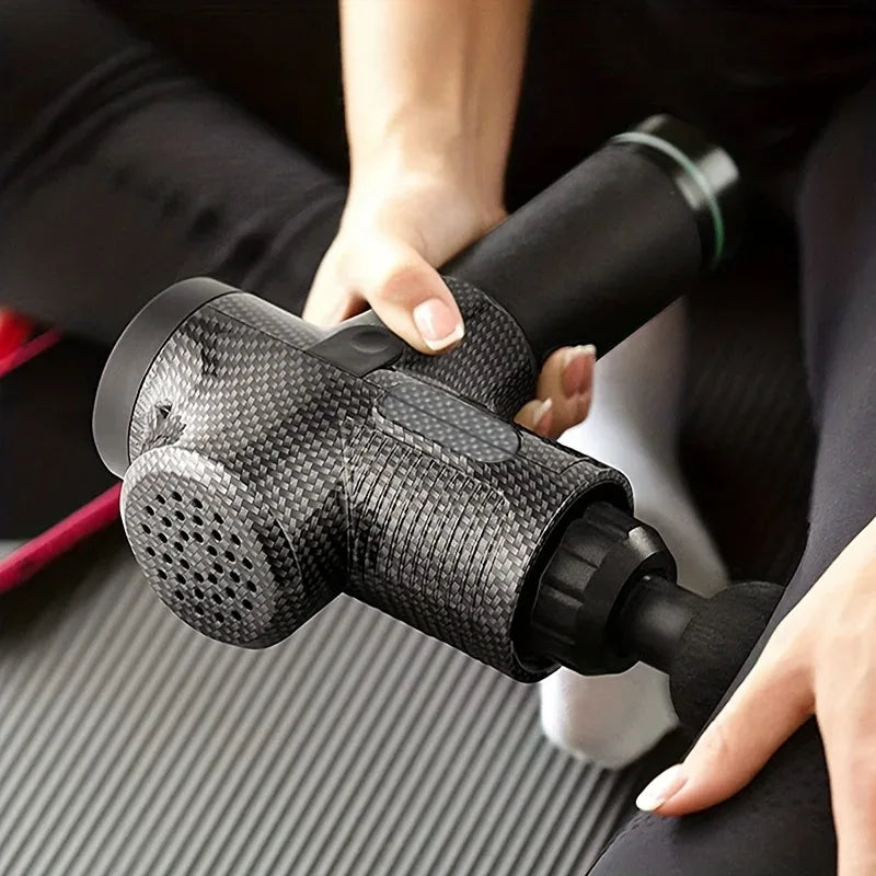 30 Level Massage Gun Fascia Deep Muscle Relax Body Neck Massager Electric Fitness Equipment Noise Reduction Male Female - Luvia