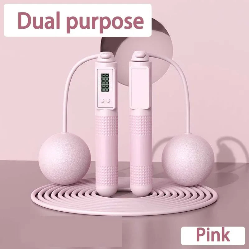 Jump Rope with Counter, Adjustable Skipping Rope with Calorie Counter, Smart Skipping Rope for Fitness Exercise and Weight Lose - Luvia