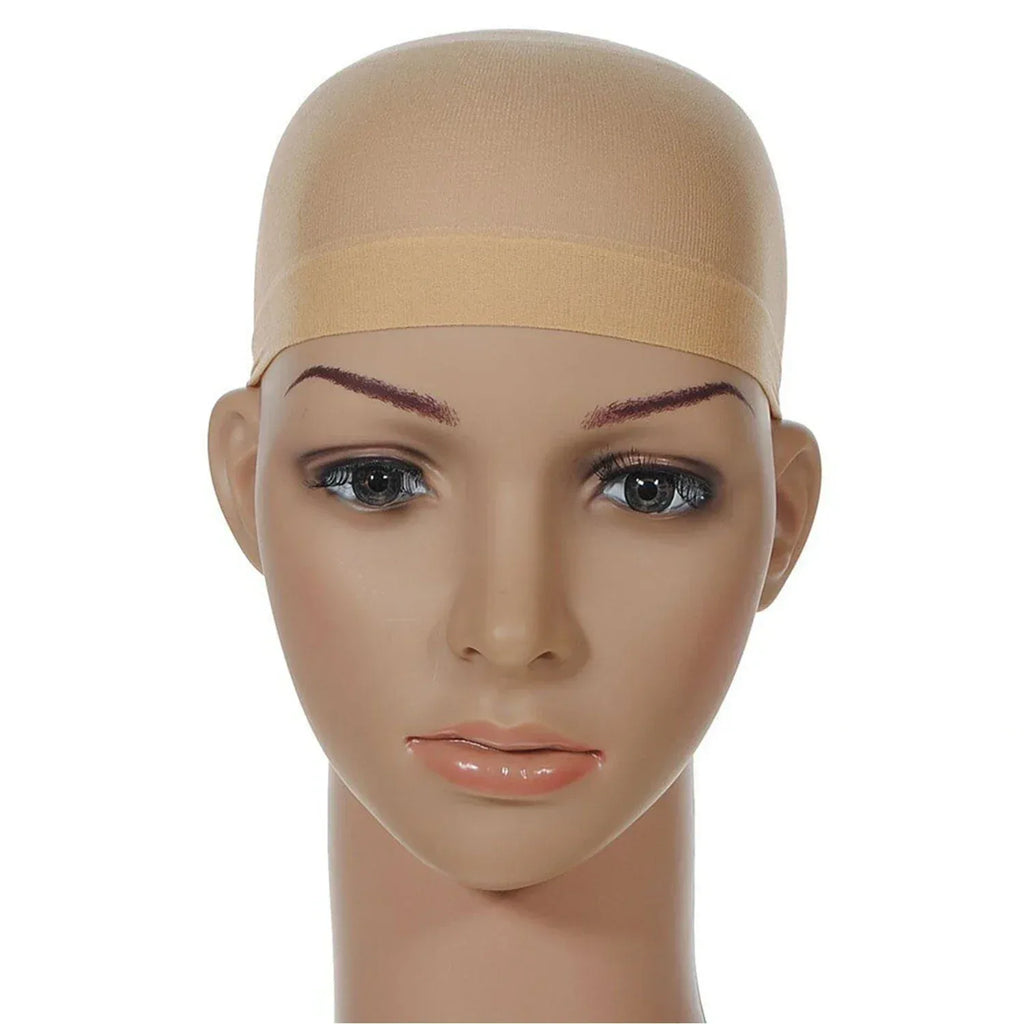 Wig Caps Hair Nets Weave Hairnets 2 pieces/Pack Stocking Wig Caps Stretch Mesh Caps Stocking Caps for Making Wigs Free Size - Luvia