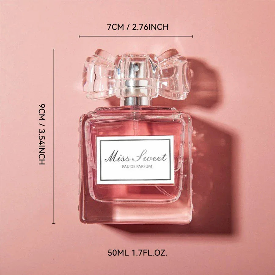 50ML 1.7FL.OZ Long-lasting Perfumes for Women, Romantic Floral Notes Eau de Parfum, Peach, Bergamot, Rose, Patchouli Fragrance - Luvia