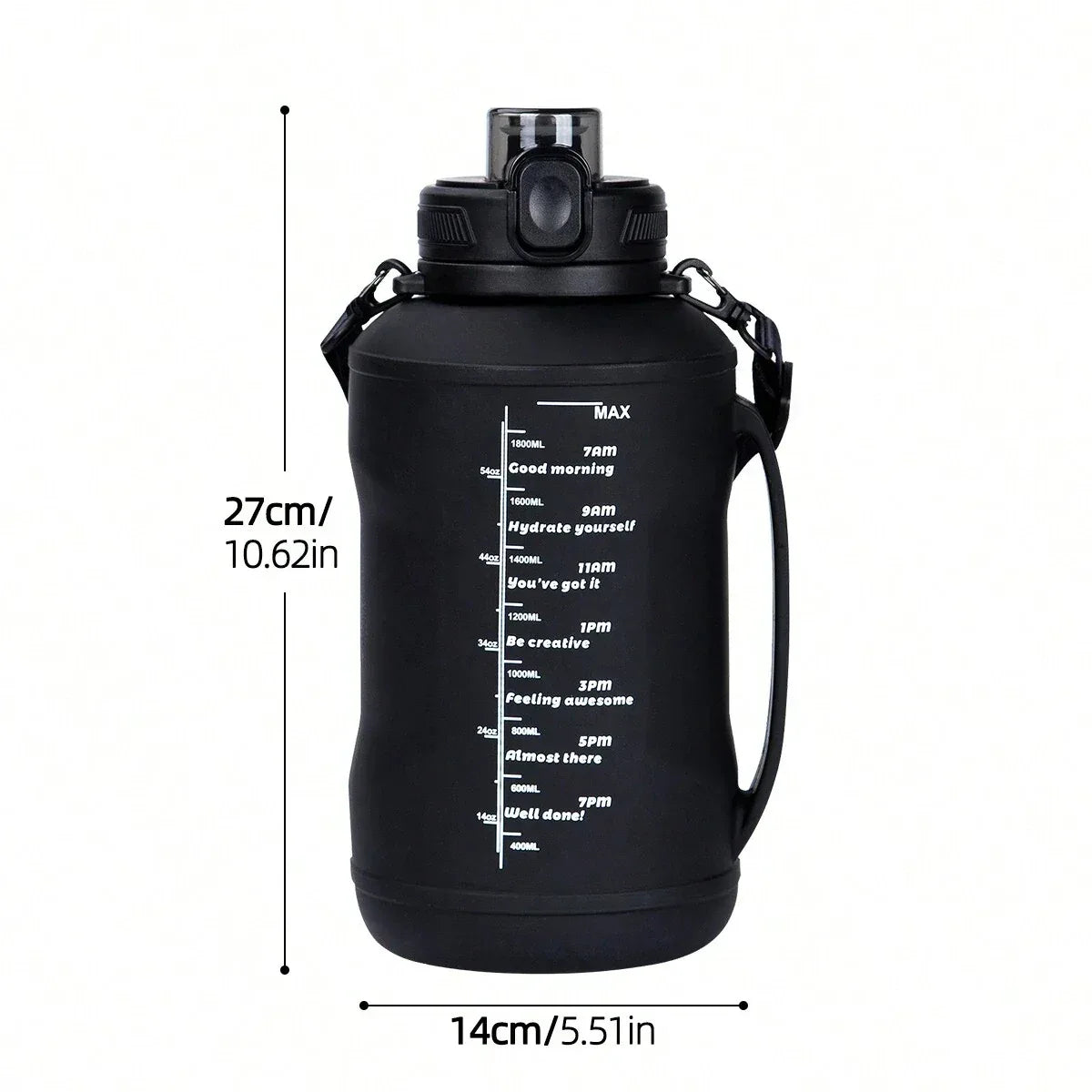 2L/64oz Silicone Water Bottles Collapsible Travel Water Bottle Roll Up Foldable Water Bottles With Straws Travel Camping Hiking - Luvia