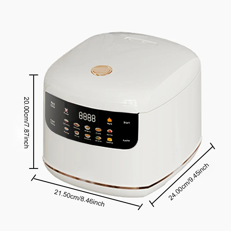 Electric Rice Cooker 2L 1-3 People Multi Cooker Non-Stick Pot Smart Mechanical MultiCooker Steamed Mini Rice Pot For Home