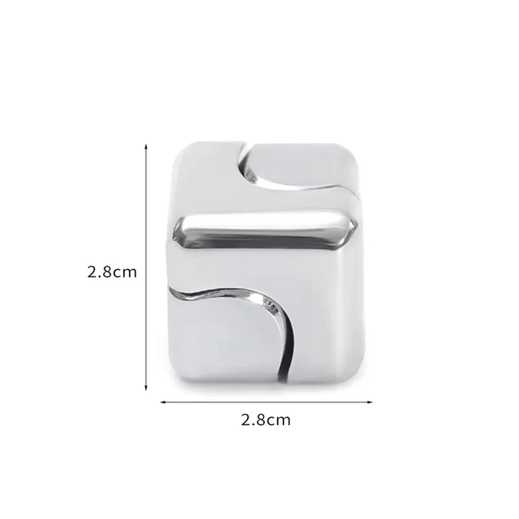 Fidget Spinner Toys Cube Metal Cool Stuff Desk Gadgets Office Toys Small Anxiety Figette Sensory Toy ADHD Tool for Teens Adults - Luvia