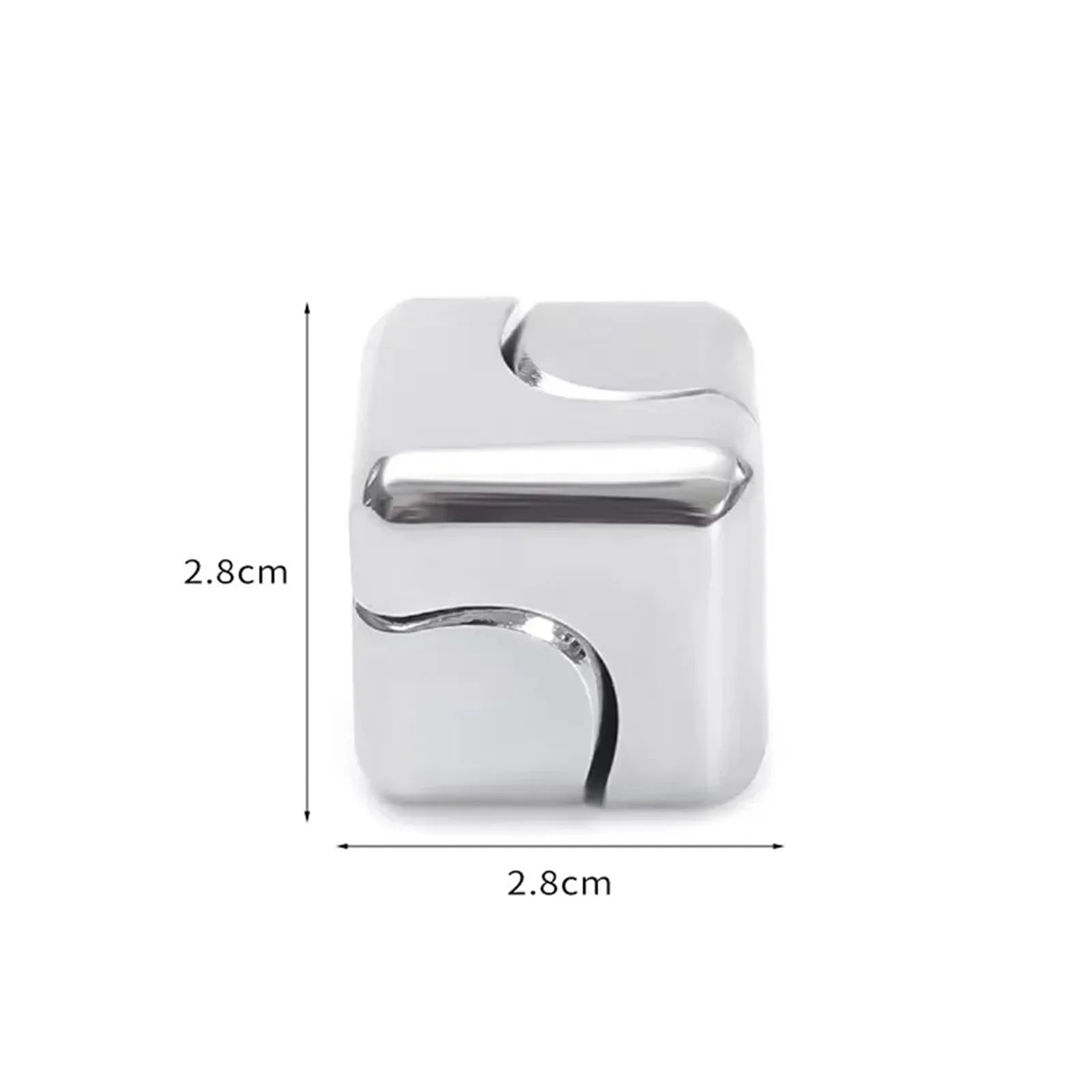 Fidget Spinner Toys Cube Metal Cool Stuff Desk Gadgets Office Toys Small Anxiety Figette Sensory Toy ADHD Tool for Teens Adults - Luvia