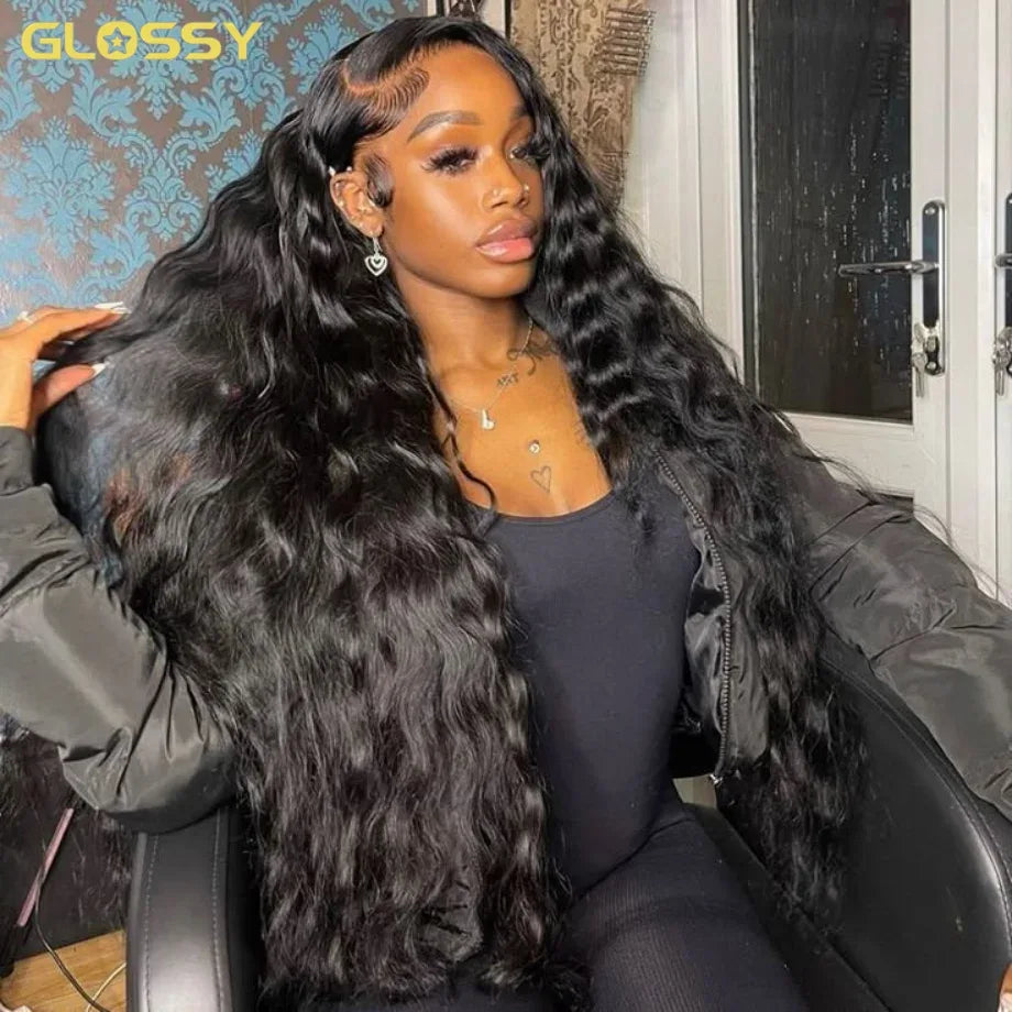 300 Density Loose Deep Wave 13x6 Hd Lace Front Human Hair Wig For Women Brazilian Curly Glueless Wigs On Clearance Sale 30 inch - Luvia