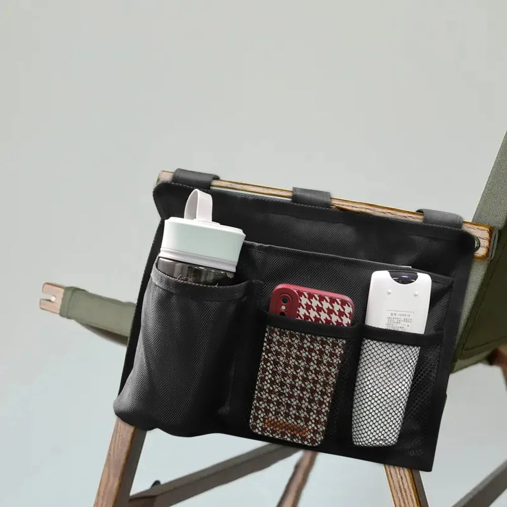Bedside Caddy Storage Bag Multi Pockets Hanging Bag Bed Accessories Organizer Gadget Oxford Cloth for Dorm Bunk Hospital Book - Luvia