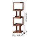 Multi-Tier Bamboo Storage Side/Bedside Table - 3/4/5 Tier Modern Nightstand for Bedrooms & Living Rooms (Small Spaces)