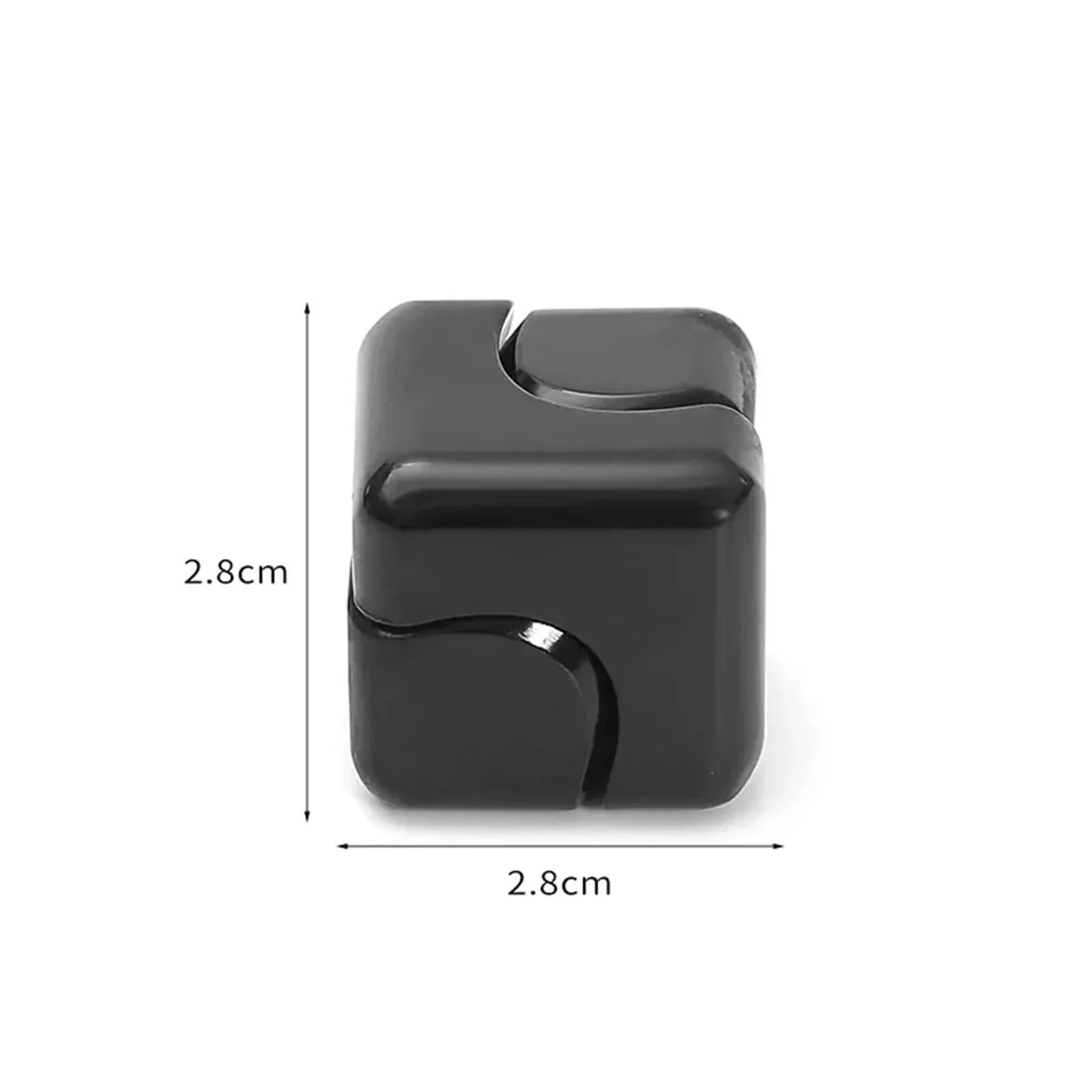 Fidget Spinner Toys Cube Metal Cool Stuff Desk Gadgets Office Toys Small Anxiety Figette Sensory Toy ADHD Tool for Teens Adults - Luvia