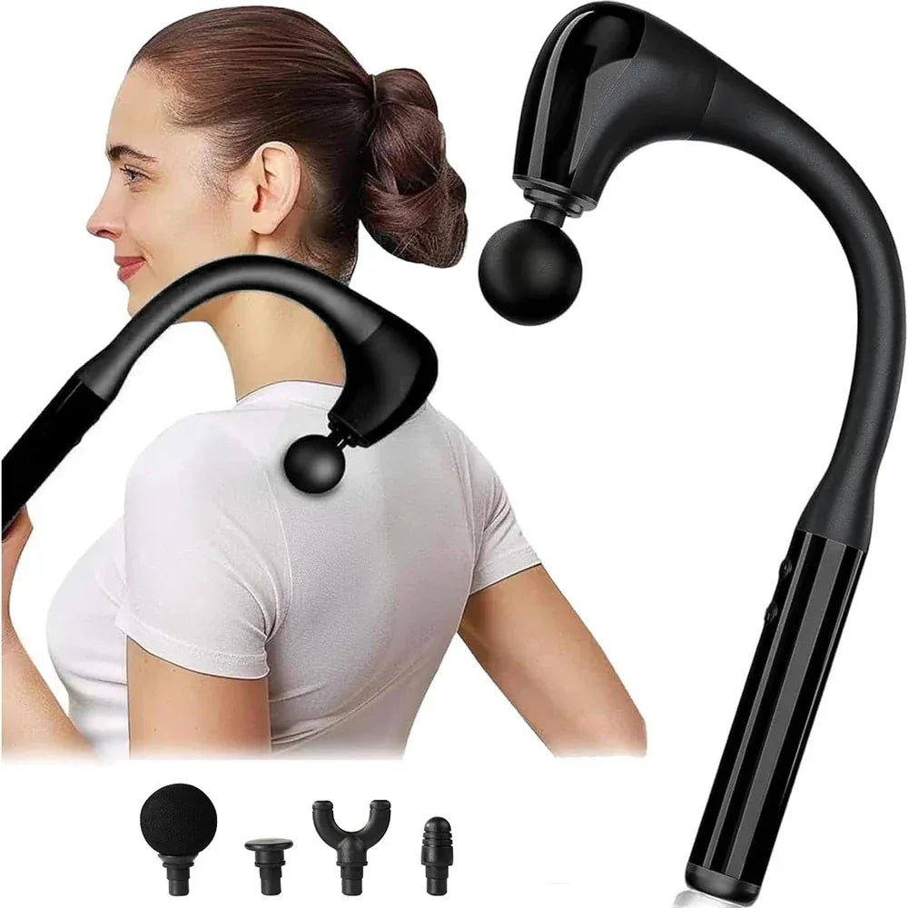 2025 Smart Fascia Gun Electric Massager Massage Hammer Electric Fascia Gun Home Handheld Hammer Back Artifact Christmas Gift - Luvia