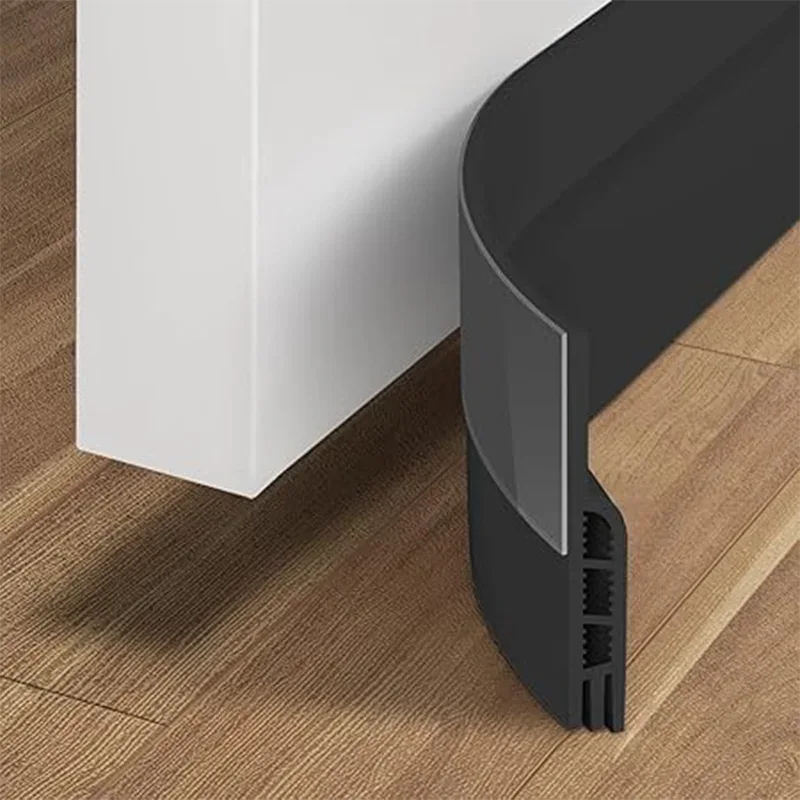 Door Draft Stopper Under Door Draft Blocker Insulator Door Sweep Weather Stripping Noise Stopper Strong Adhesive - Luvia