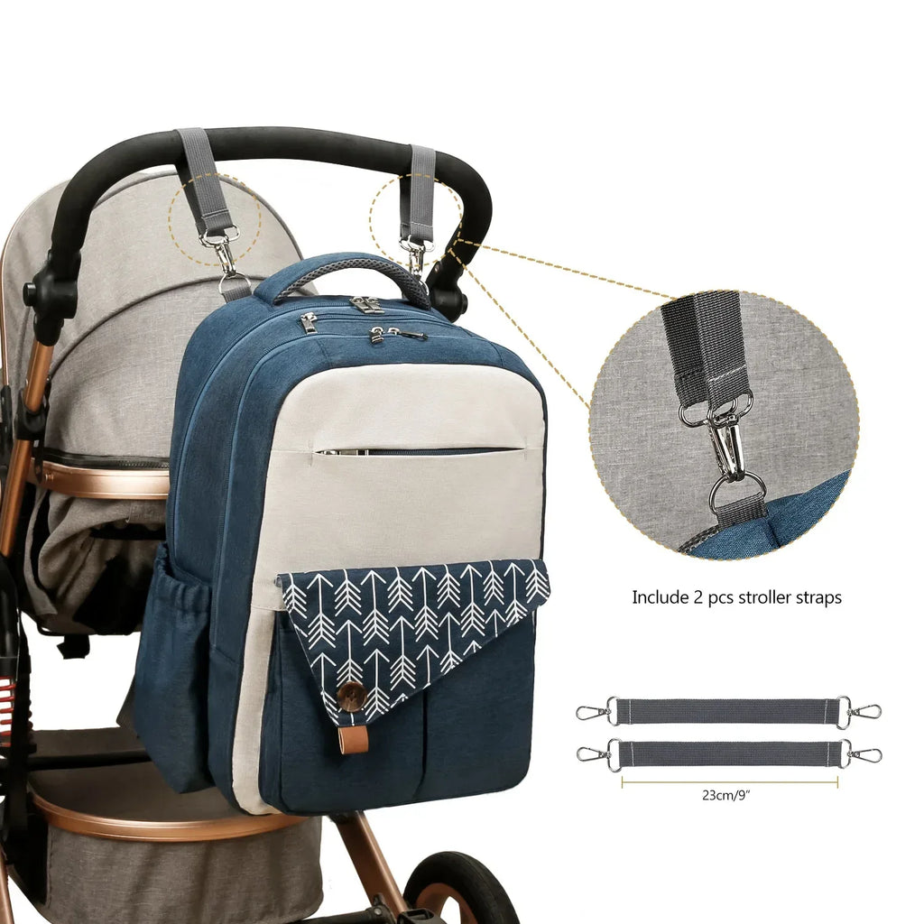 Diaper Bag Backpack，Baby diaper bag, multifunctional water-repellent travel backpack large diaper bag backpack - Luvia