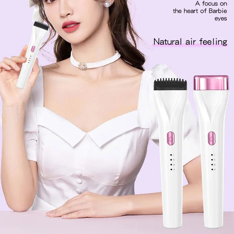 Heated Eyelash Curler Electric 3Modes Eye Lashes Eyelash Grafting Long Lasting Makeup Tools Hot Viewer for hot beulah - Luvia