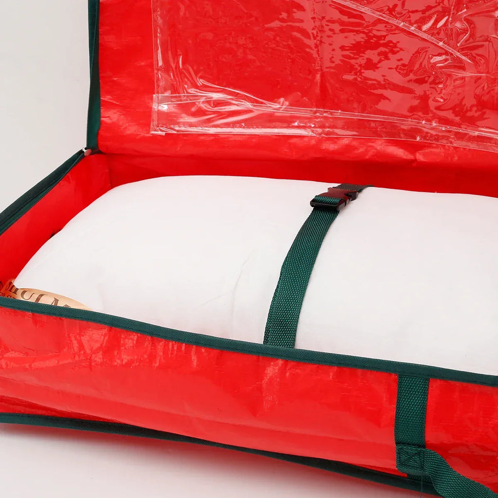 Christmas Gift Wrap Storage Bag 40 Inch Long Large Xmas Wrapping Paper Storage Box Dust-proof Holiday Accessories Organizer - Luvia