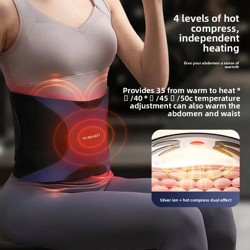 Skg Waist Massager Intelligent Heating Pulse Waist Protection Massager Abdominal Sour EMS Thin Belt Lazy Fat Throwback Artifact