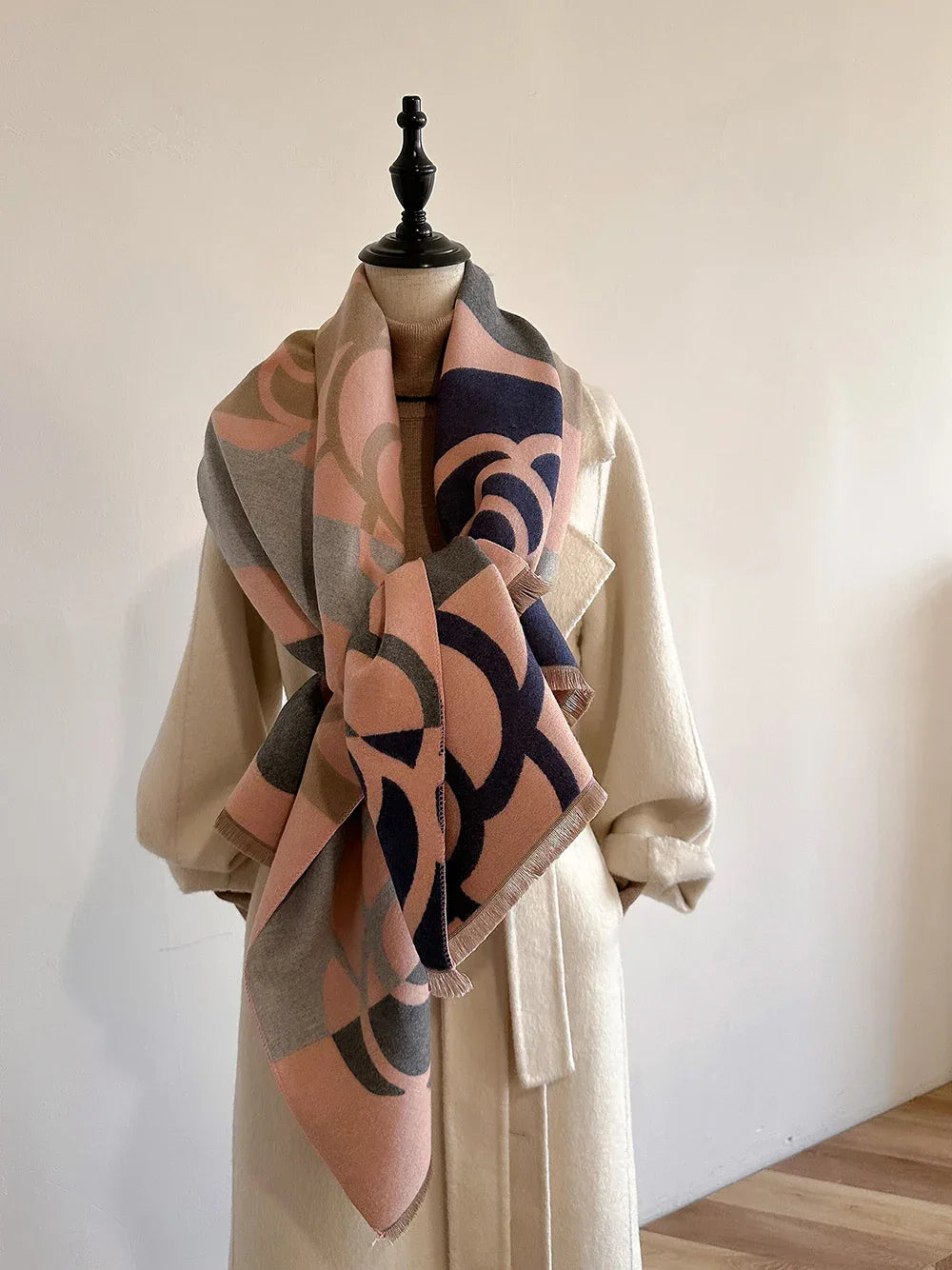 Cashmere Scarf for Women Thick Warm Winter Blanket Brand Female Luxury Quality Shawl Wrap Bufanda 2024 Poncho Echarpe Pashmina - Luvia