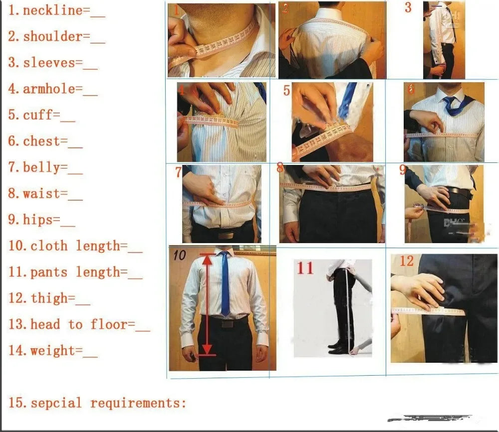 Formal Suit for Mens Business Work Clothes Office Jacket Pants 2-Piece Suit Wedding Groom Tuxedo 2-Button Blazer - Luvia