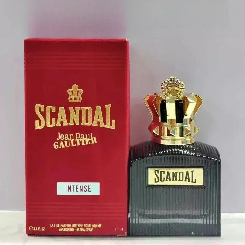 Scandal for Men Eau De Parfum Long Lasting Woody Fragrance Vetiver Leather & Sandalwood Cologne Premium Perfume Gift Set for Him