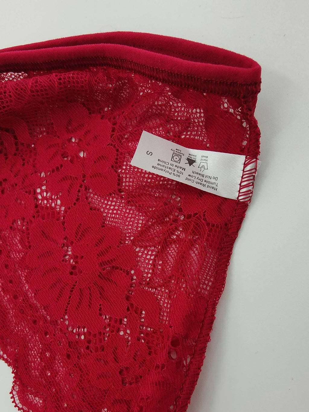 4 Pcs Women's Elegant Sheer Jacquard Lace Bikini Panties, Mid Stretch Low Waist Panties, Women's Lingerie & Underwear - Luvia