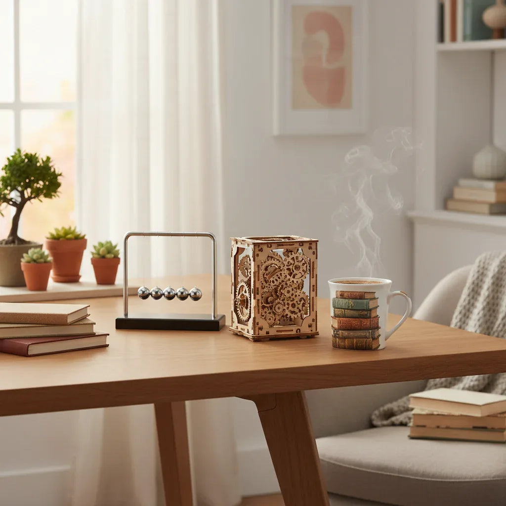 Mindful Living Collection - Desk Decor & Puzzle Bundle - Luvia